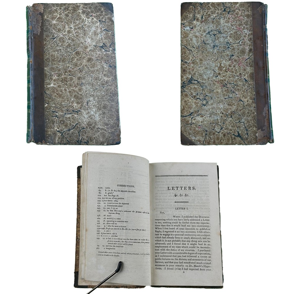 Letters on Unitarianism by Carpenter, Rare, 1809
