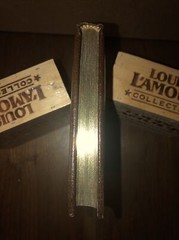 YONDERING Louis L’Amour Collection GENUINE LEATHER Gold Gilt Page Edges Military