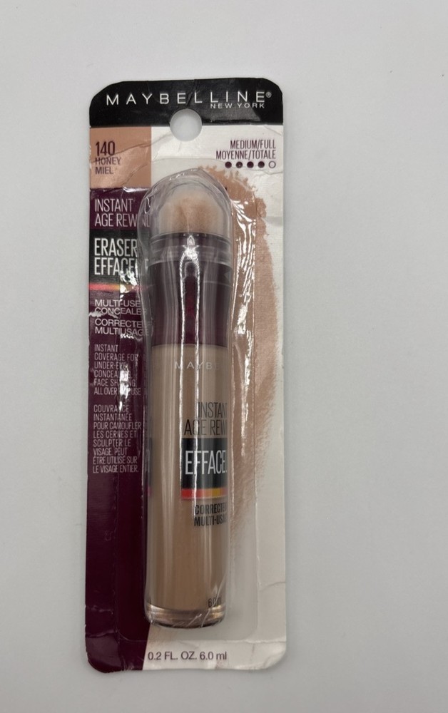 Maybelline Instant Age Rewind Instant Eraser Multi-use Concealer #140, 0.2 fl oz