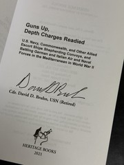 Guns Up Depth Charges Readied US Navy, Commonwealth, and Others SIGNED by author