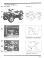 HONDA TRX450 Foreman ATV Service Manual 1998-2004 – WIRE BOUND – TOUGH COVERS