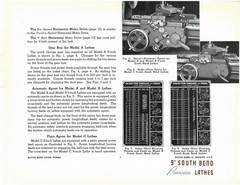 South Bend 9″ Precision Lathes Catalog 9-G: REMASTERED FULL COLOR Manual 36 Pgs!