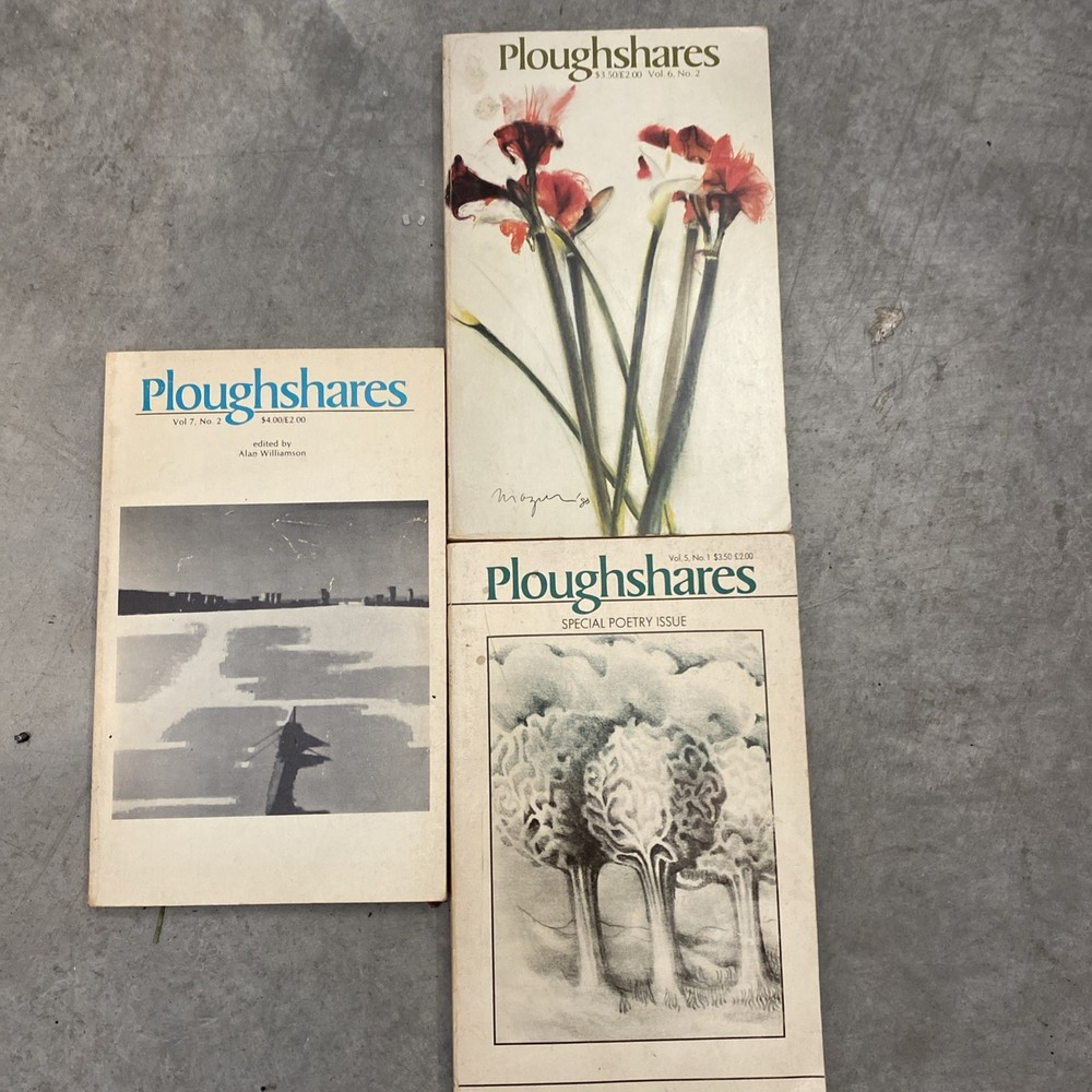 Ploughshares 1979, 1980 , 1981 Special Poetry Issue Vintage