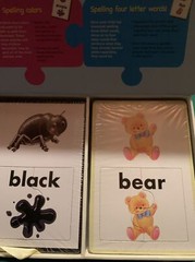 I Can Spell! Puzzle Set. Learn To Spell Colors and Simple 3 and 4 Letter Words.