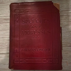 Little Leather Library Speeches & Addresses of Abraham Lincoln Leather