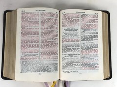 Oxford Pilgrim Study Bible KJV 1976 USA berkshire leather *see details*