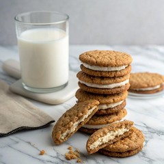 Irresistible Oatmeal Crème Pies – 12 Individually Wrapped Treats, 16.2 OZ