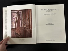 Charles Burchfield’s Journals : The Poetry of Place HCDJ 1993 1st