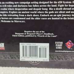 Midnight rpg: Epic Fantasy in an Age of Shadow d20 System Roleplaying Hardcover