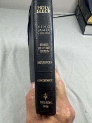 Holy Bible KJV Reference Edition Words of Christ Red Concordance Indexed