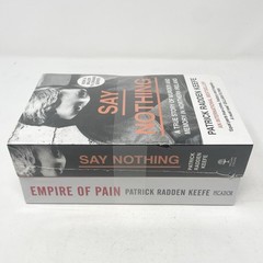 PATRICK RADDEN KEEFE 2 BOOKS COLLECTION SET (SAY NOTHING/EMPIRE OF PAIN) SEALED
