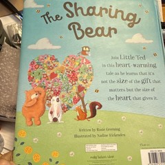 Make Believe Ideas The Sharing Bear & The Love in My Heart Hardcover Books