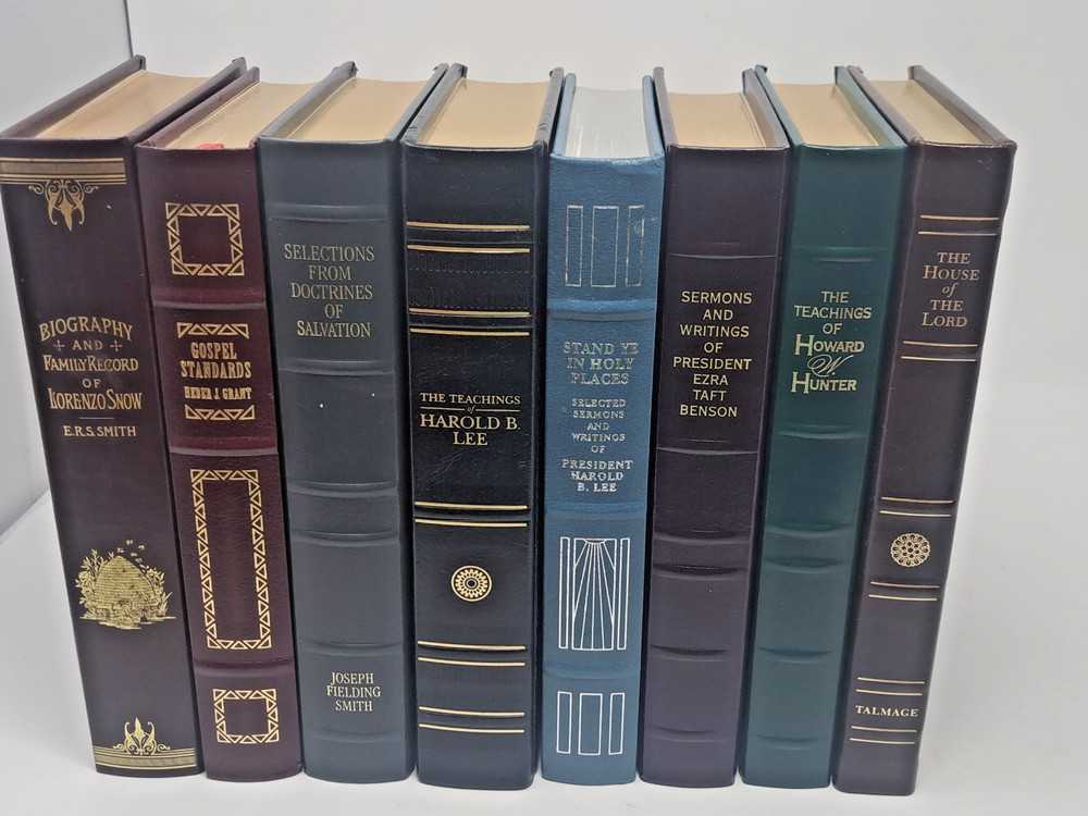 LDS Church Employee Christmas Book Collection 8 Vol First Presidency Inserts