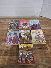 Lot of (7) Moby Books Illustrated Classic Editions Vintage Mini Paperback Books