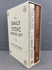 The DAILY STOIC Boxed Book Set by Ryan Holiday and Stephen Hanselman 2 Volumes