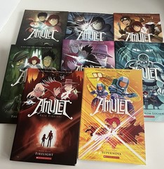Amulet #1-8 Box Set by Kazu Kibuishi (Box Set, 2018) Comic Books Graphic Novels
