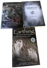 MIXED Set of 3 Paperback Books „Identity, Earthing, Mother Earth Effect” (EUC)