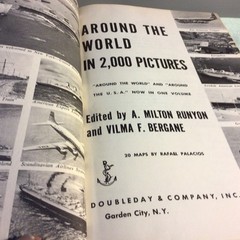 Around The World In 2000 Pictures 1956 Doubleday Hardcover 768 Pages