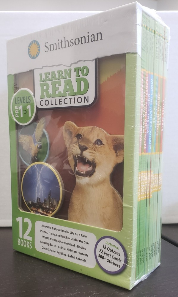 Smithsonian Learn to Read Collection – Level PRE 1 to 1 – 12 BOOKS