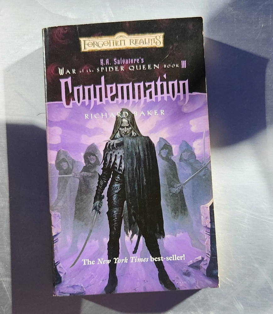 Forgotten Realms Paperback Book Lot of 5 R.A. Salvatore Richard Baker