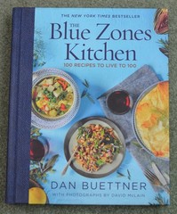 Blue Zones Kitchen~Dan Buettner~100 Recipes to Live~Sardinia~Okinawa~HC LkNEW