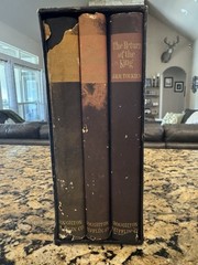 J.R.R. Tolkien Lord of the Rings 3-Book Revised Box Set Slipcase 1965