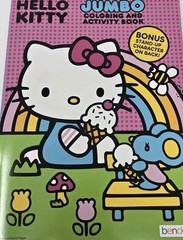 Sanrio Hello Kitty Coloring Book Jumbo Hours Of Fun By Bendon New