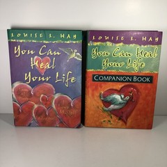 You Can Heal Your Life & Companion Book Louise L. Hay HC 2 Book Set Hay House