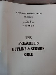 The Preacher’s Outline & Sermon Bible KJV 3-Ring Binder Pick One