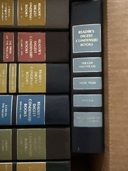 6 VINTAGE Readers Digest Condensed Books Colored Covers PLUS One Book Safe!