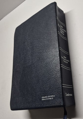Zondervan Genuine Leather NIV Application Study Bible Navy Red Letter