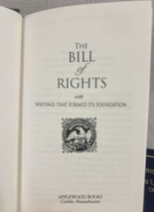 Bill of Rights- Constitution and The Way to Wealth Applewood Books