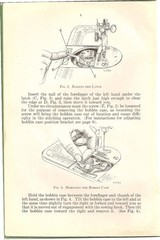 SINGER 66 TIMING & ADJUSTING MANUAL – WIRE-LOCK BIND – TOUGH JACKET – FULL COLOR