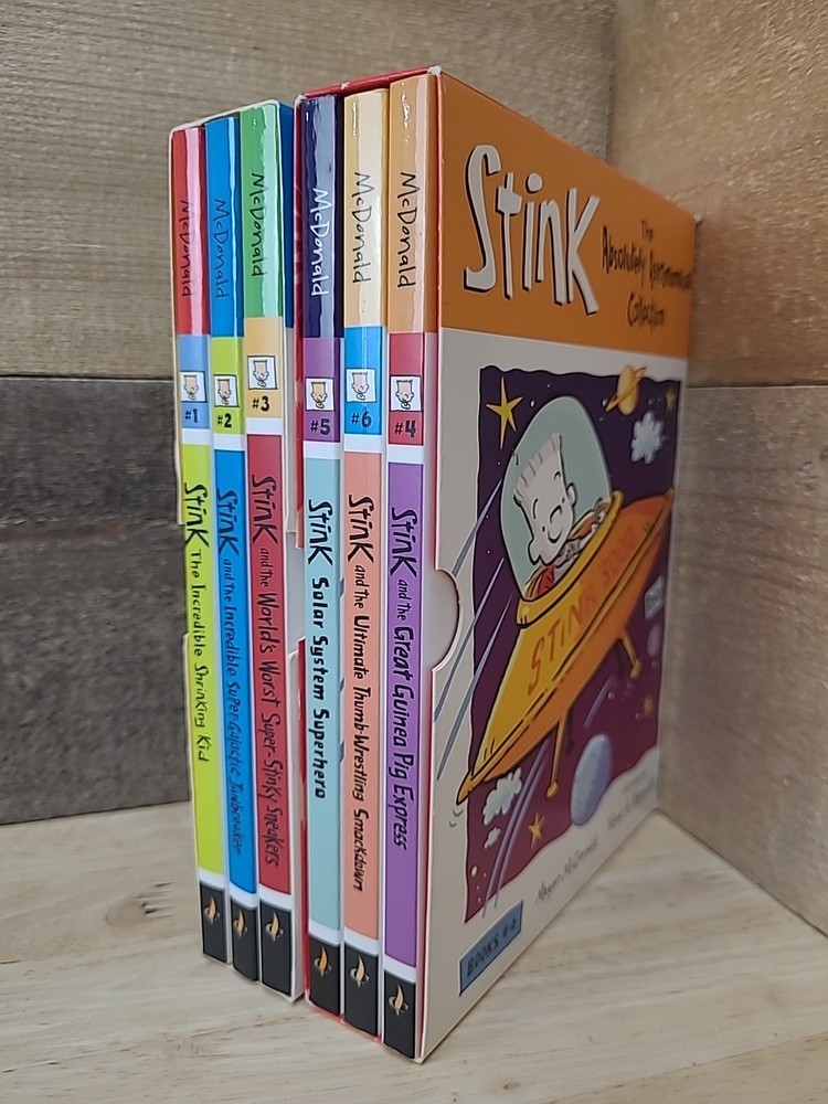 Lot Of 6 Stink Books By Megan McDonald Vols 1-6 In 2 Box Sets
