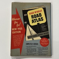 VTG 1955 RAND McNALLY VACATION GUIDE United States and Canada – Paperback