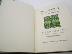 THE HOBBIT J. R. R. Tolkien Hardcover with Slipcase Houghton Mifflin 1966