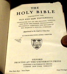 AKJV OXFORD Holy Bible: 4 5/8″ x 6 1/4″ India Paper: Oxford Binding: No Date