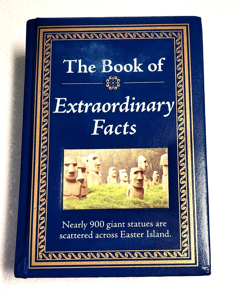 The Book of Extraordianry Facts Deluxe Printed Hardcover Book 704 Pages 2013