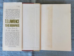 1963. 1st Ed. T. E. Lawrence To His Biographers Robert Graves Liddell Hart HCDJ