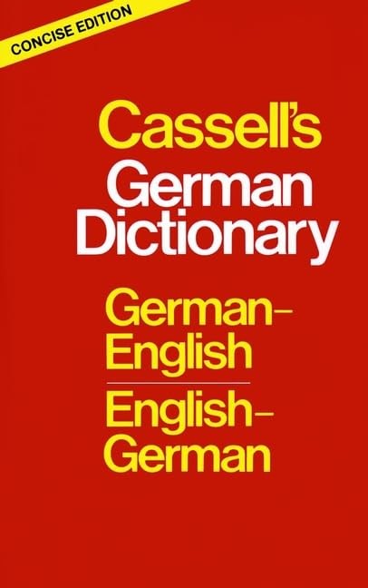 Cassells German Dictionary: German-English English-German – VERY GOOD