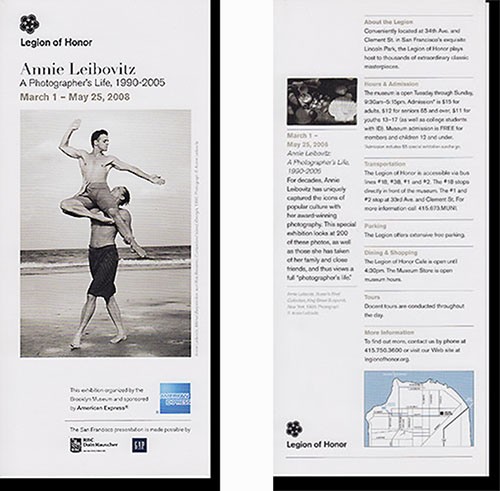 Exhibition Announcement: Annie Leibovitz: A Photographer’s Life 1990-2005