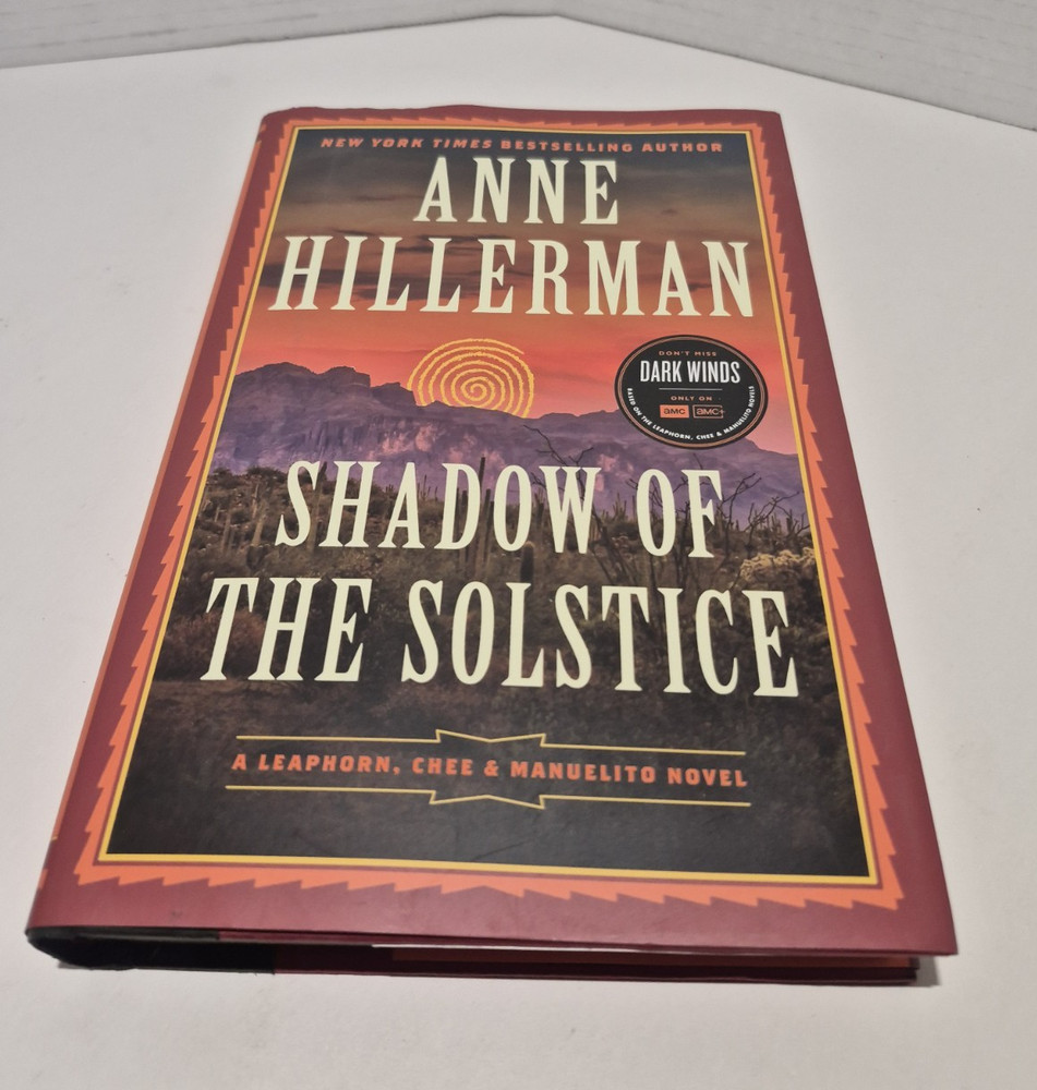 Anne Hillerman Shadow of the Solstice Leaphorn Chee Manuelito HC 2025 DJ