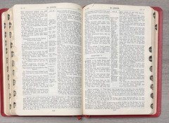 Oxford KJV Scofield Reference Bible 1945 Red Hand Grained MOROCCO Leather 187X