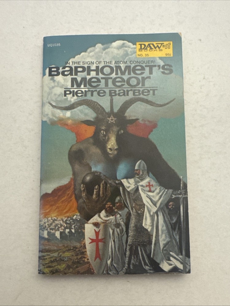 Pierre Barbet Baphomet’s Meteor 1972 DAW Books (Yellow Spine) #35 1st Printing
