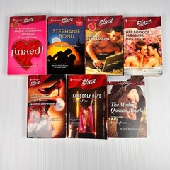 7x Vintage Harlequin BLAZE Romance Books/Novels – Multiple Titles & Authors