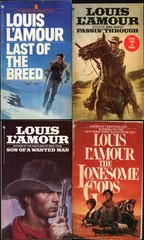 Western Action Adventure Lot of 4 Paperback by Louis Lamour
