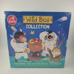 WILD BIOS Children 4 Book Box Set Collection Brand New Homeschooling Books Lot