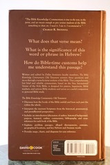 Bible Knowledge Commentary Old Testament John Walvoord Roy Zuck NIV Reference