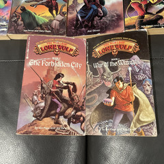 7 Lone Wolf 1 4 6 7 9 Joe Dever Role Playing Adventure Game Books RPG World of