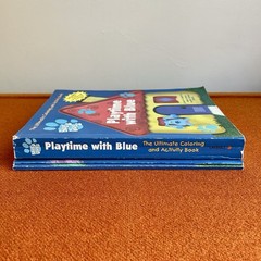 READ Lot Of 3 Vintage 2000s Blue’s Clues Coloring & Activity Books Stickers Used